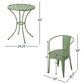 Hearth and Haven Colmar 3-Piece Bistro Set in Green, , large