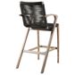 Armen Living Nabila Patio Bar Stool in Charcoal, , large