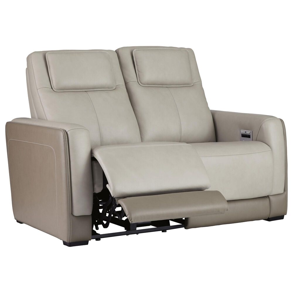 Ashley Battleville Power Reclining Loveseat in Almond, , large