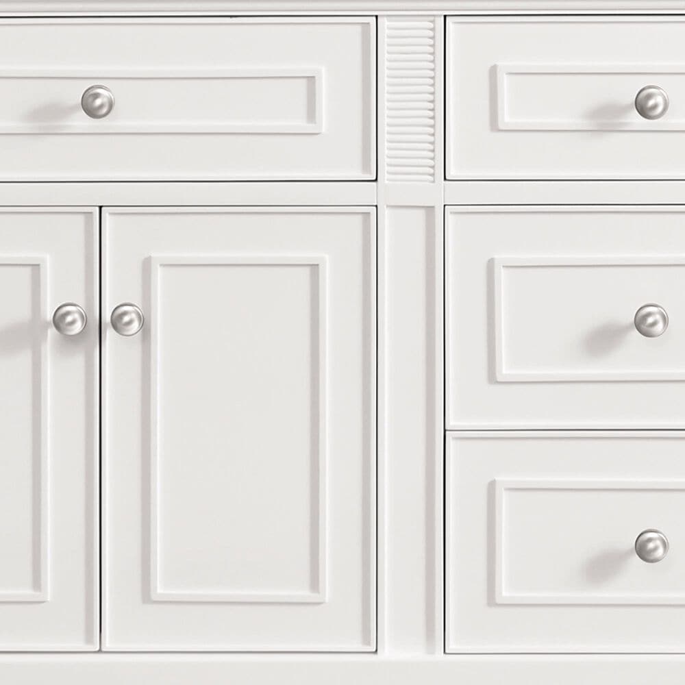 James Martin Vanities Lorelai 72&quot; Double Vanity in Bright White with 3 cm Lime Delight Quartz Top, , large