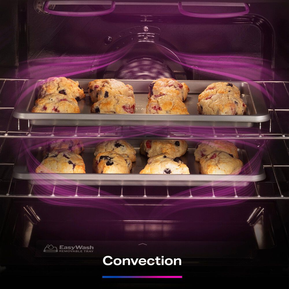GE Profile 5.3 Cu. Ft. Smart Freestanding Gas Range with No Preheat Air Fry in Stainless Steel, , large