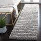Safavieh Venus Shag VNS603J 2"2" x 10" Grey and Ivory Runner, , large