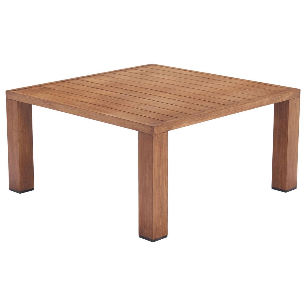 Zuo Modern Regels Patio Coffee Table in Natural, , large