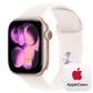 Apple Watch Series 11 (GPS+Cellular) 42mm Aluminum Case with Light Blush - M/L Sport Band in Rose Gold and 2-Year AppleCare+, , large
