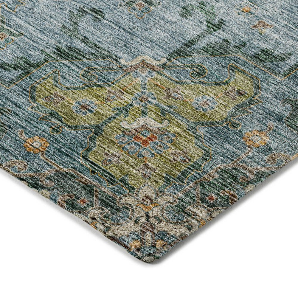 Dalyn Rug Company Silk Road Aqua, Ivory, Beige, Blue, Gold, Aloe and Gray 10&#39; x 14&#39; Area Rug, , large