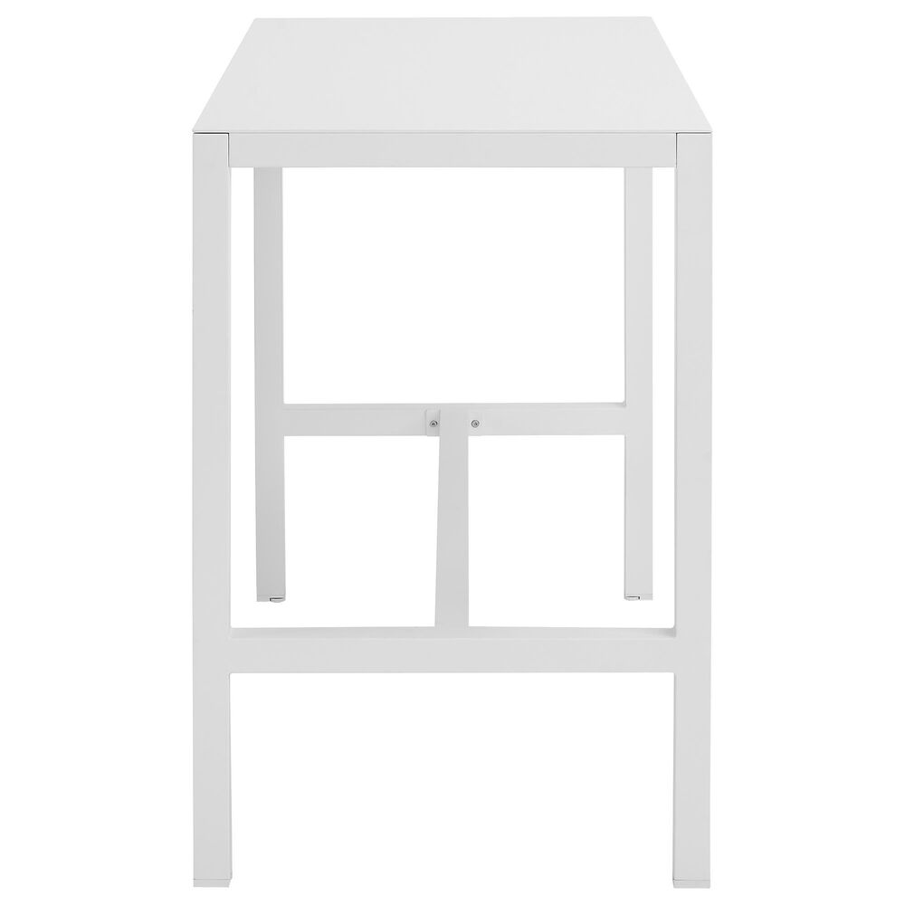 Linon Home Decor Holland 54" Outdoor Dining Table in White, , large