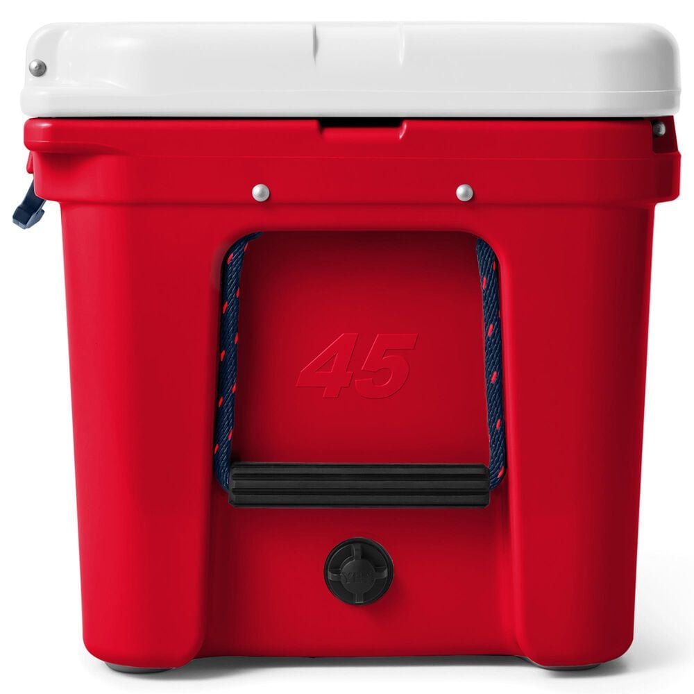 YETI Tundra 45 Hard Cooler in Rescue Red, Navy and White, , large