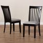 Baxton Studio Minette Side Chair with Grey Cushion in Espresso Brown (Set of 2), , large