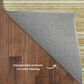 Dalyn Rug Company Soft Essentials Striped Gold 5" x 7"6" Indoor/Outdoor Area Rug, , large