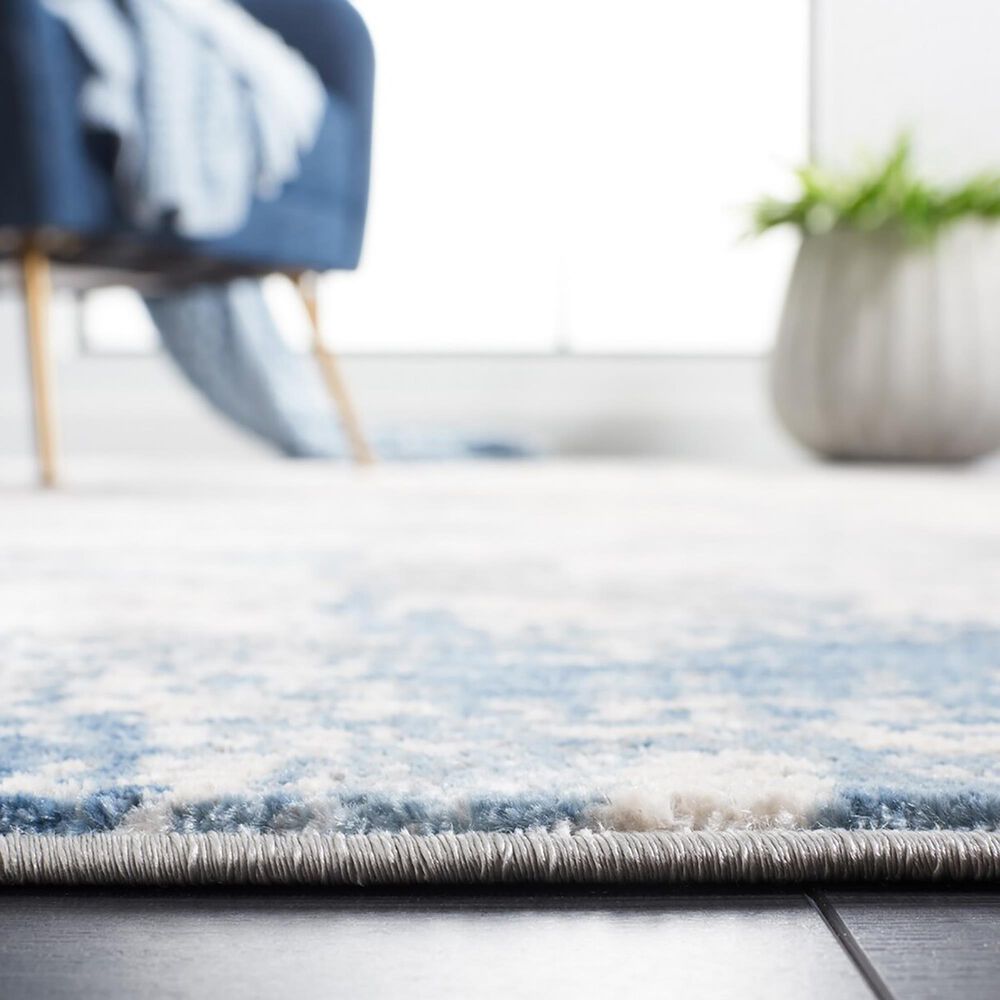 Safavieh Invista INV481 2&#39; x 8&#39; Grey and Blue Runner, , large
