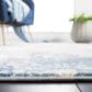 Safavieh Invista INV481 2" x 8" Grey and Blue Runner, , large