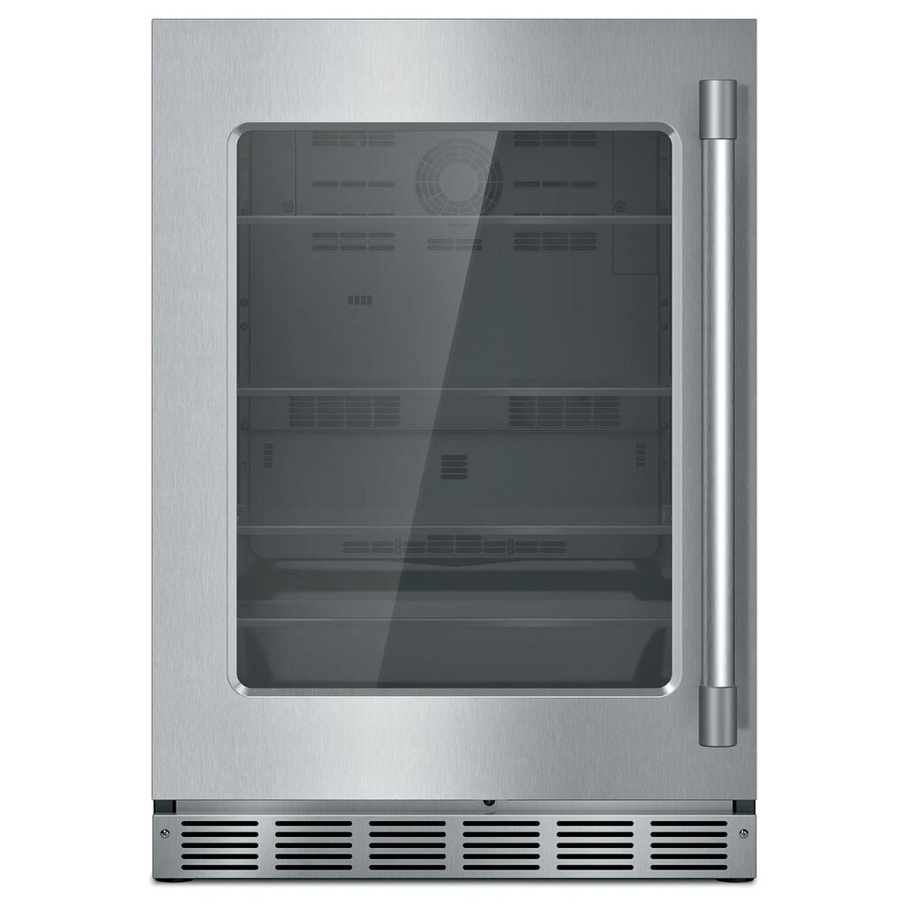 Thermador 5.2 Cu. Ft. 24" Professional Handle Under Counter Refrigerator with Left Hinge in Stainless Steel, , large