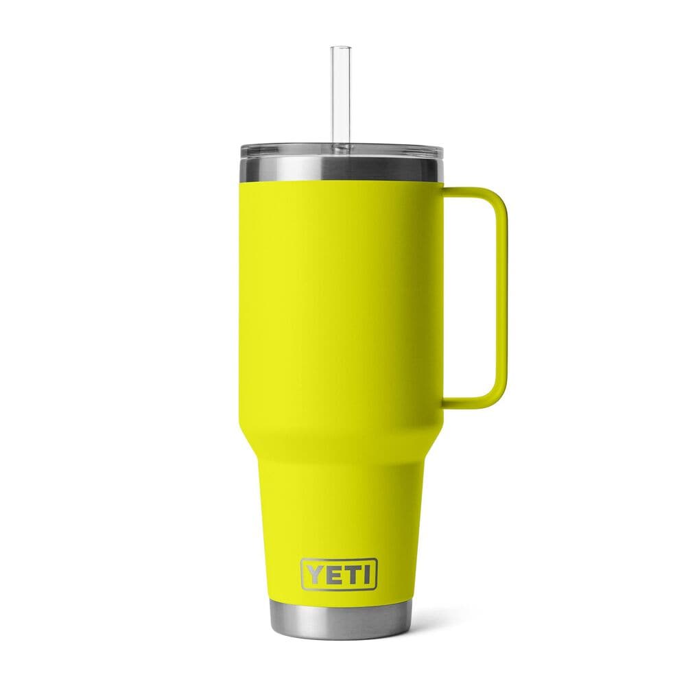 YETI Rambler 42 oz Straw Mug Firefly Yellow, , large