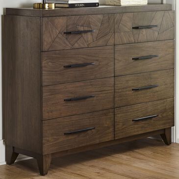 Urban Home Broderick 8-Drawer Chesser in Wild Oats Brown, , large
