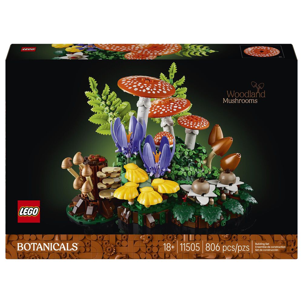 LEGO Botanicals Woodland Mushrooms Building Set, , large
