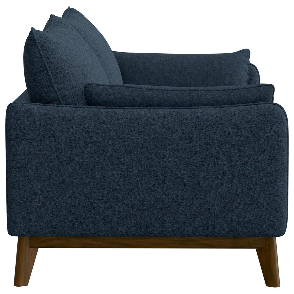 Emerald Home Furnishings Aria Stationary Sofa in Navy Storm, , large
