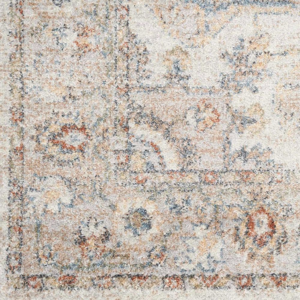 Nourison Astra Machine Washable ASW12 4&#39; x 6&#39; Grey and Multicolor Area Rug, , large