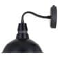 Vaxcel Buena Park 1-Light Outdoor Wall Sconce in Vintage Black and Matte White, , large