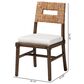 Baxton Studio Porsha Side Chair in Dark Brown and Natural, , large