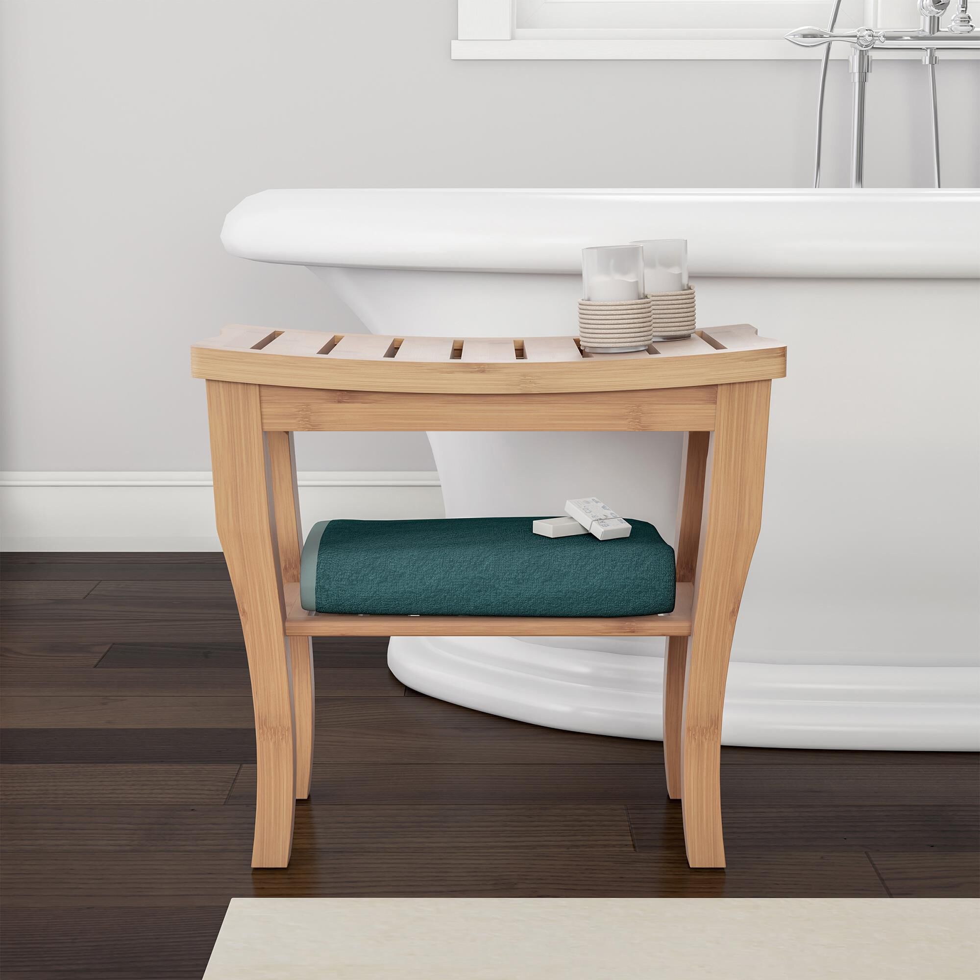 Bamboo hotsell shower seats