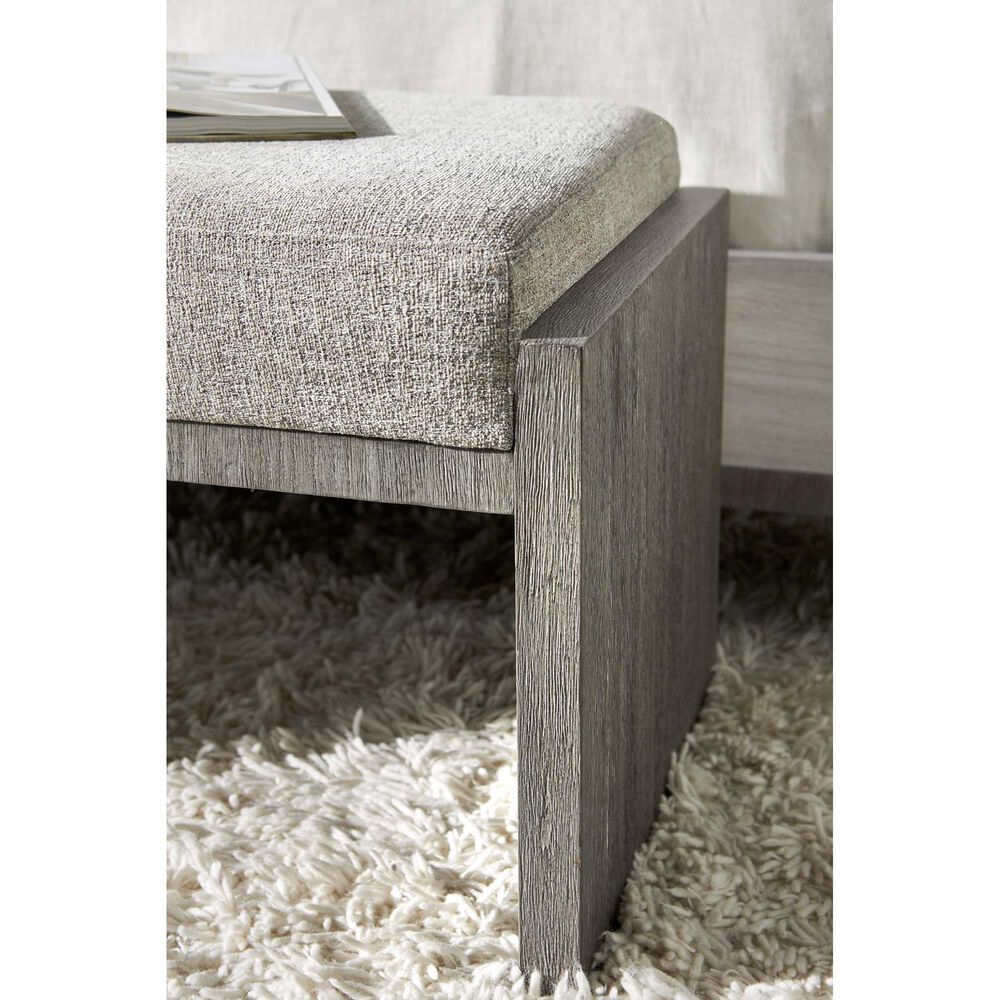 Bernhardt Foundations Bench in Dark Shale, , large