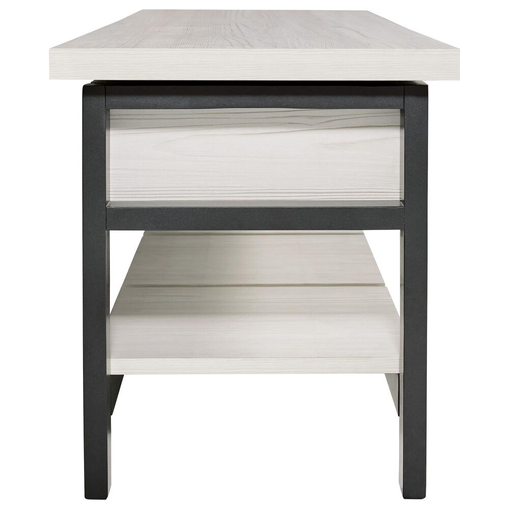 Ashley Rhyson Storage Bench in White and Black, , large