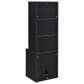 Coaster Westpark 3-Shelf Bookcase with USB and Lockable Drawer in Black, , large