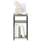 HOMLUX 3-Tier End Table with Open Shelf Storage Display in French Oak, , large