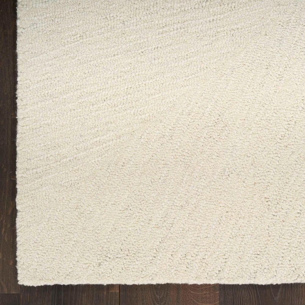 Nourison Pure Angles Ivory 5&#39;3&quot; x 7&#39;3&quot; Area Rug, , large