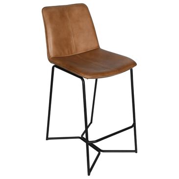 Home Trends & Design Essex Morgan Counter Stool with Taupe Cushion in Black, , large