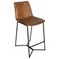Home Trends & Design Essex Morgan Counter Stool with Taupe Cushion in Black, , large