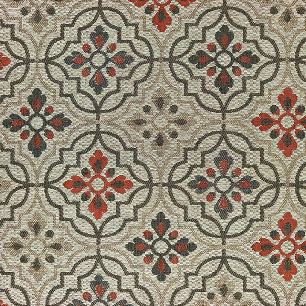 Oriental Weavers Latitude 709Y 6"7" x 9"2" Grey Area Rug, , large