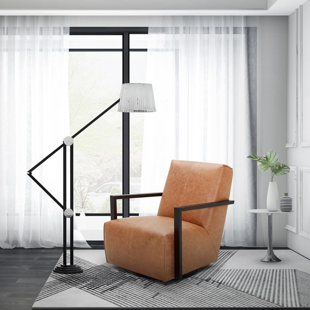 Interlochen Swivel Chair in Copley Brown, , large