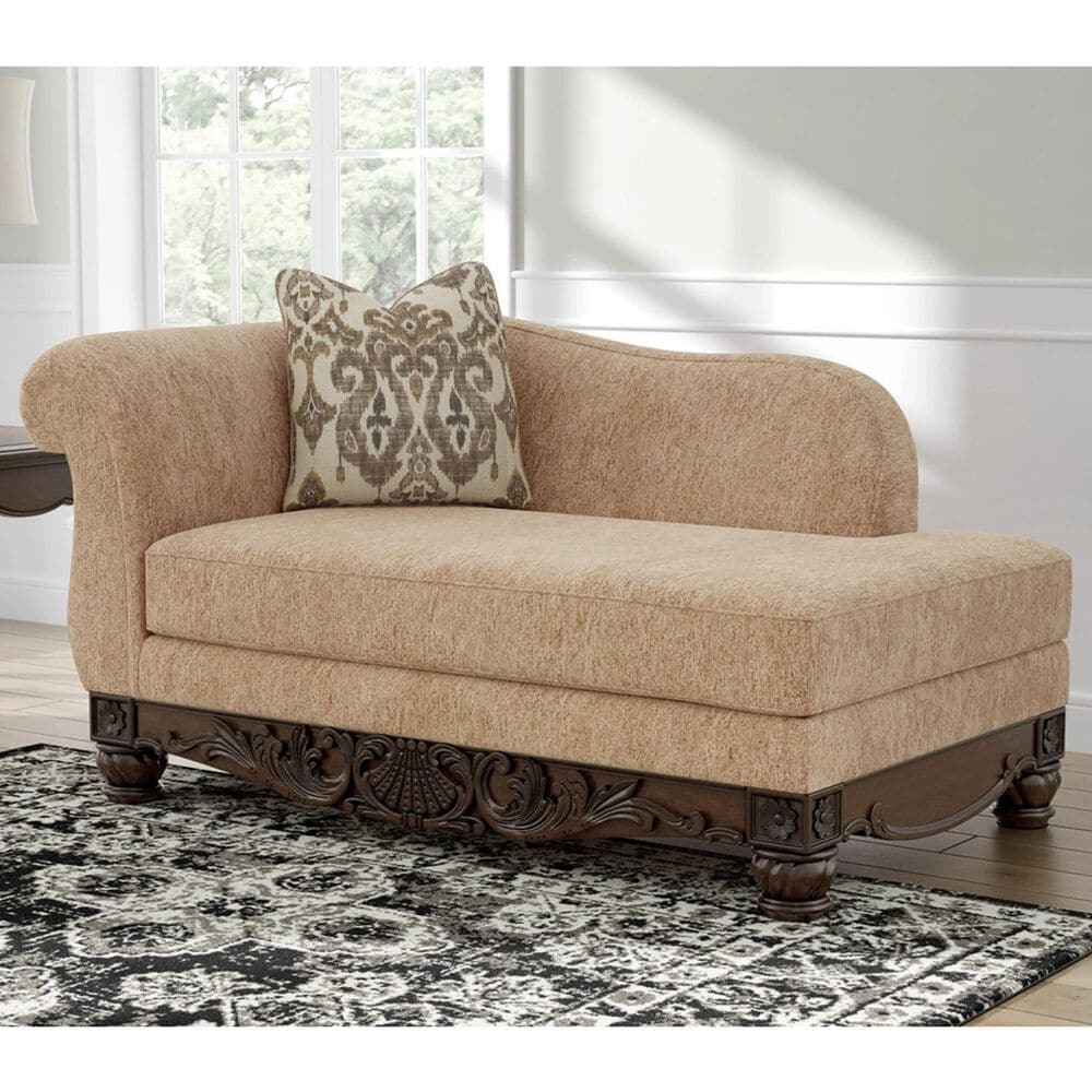 Ashley Chelsworth Right Arm Facing Corner Chaise in Golden, , large