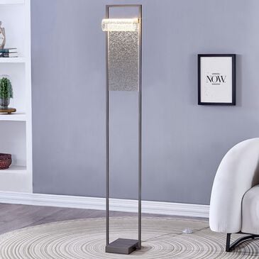 Anthony California 63" LED Floor Lamp in Sand Brass, , large