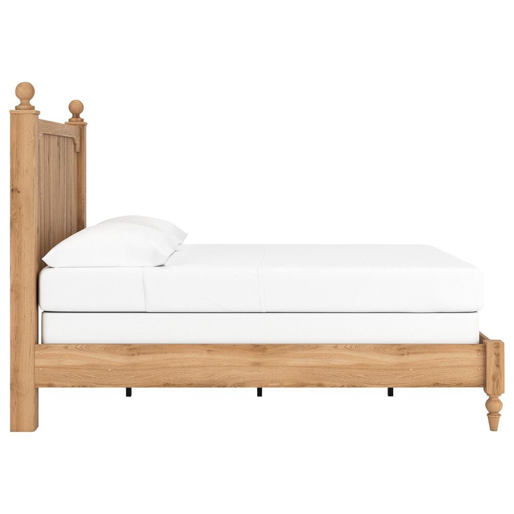 Ashley Aleaport Full Panel Bed in Warm Brown, , large