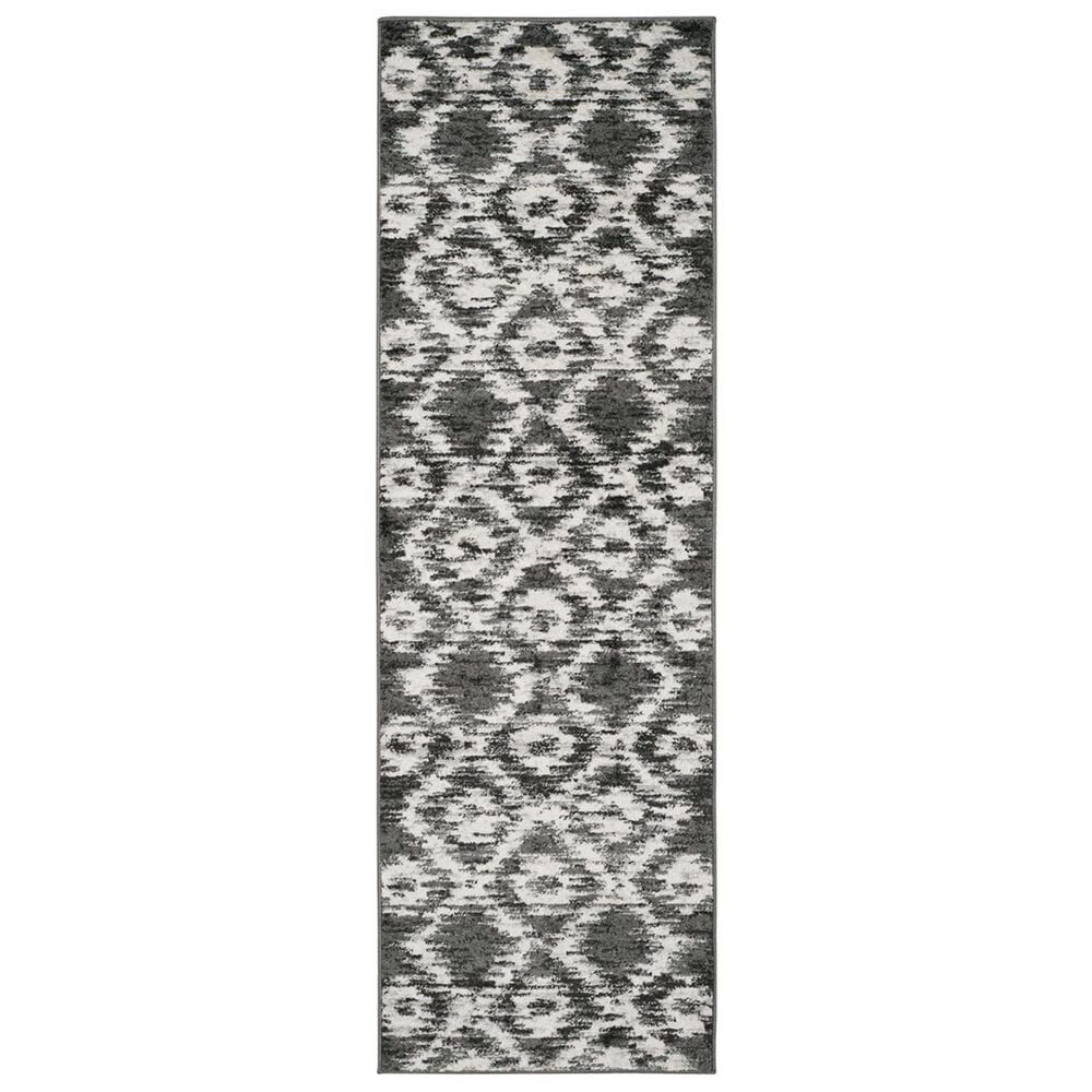 Safavieh Adirondack ADR118R-212 2&#39;6&quot; x 12&#39; Charcoal/Ivory Runner, , large