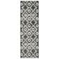 Safavieh Adirondack ADR118R-212 2"6" x 12" Charcoal/Ivory Runner, , large