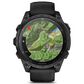 Garmin Tactix 8 AMOLED Smartwatch 47 mm Black Case with Black and Pebble Gray Band, , large