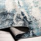 Surya Lavadora LVR-2313 2"7" x 7"3" Ink Blue, Navy, Light Gray, Light Beige and Cream Runner, , large