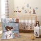 Lambs & Ivy Sleepytime Bear Musical Baby Crib Mobile Soother Toy in Rust and Brown, , large