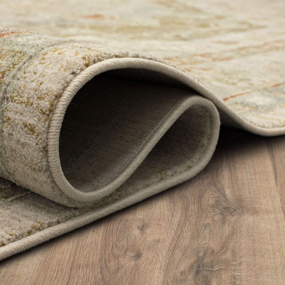 Karastan Adalia 9&#39; x 12&#39;2&quot; Cream Area Rug, , large