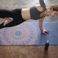 Gaiam Navy Fleur Marrakesh Yoga Mat (4MM), , large