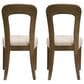 Hearth and Haven Upholstered Side Chair with Beige Cushion in Light Brown (Set of 2), , large