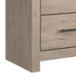Ashley Senniberg 2 Drawer Nightstand in Light Brown and White, , large