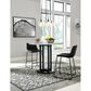 Ashley Centiar Upholstered Barstool in Black Faux Leather (Set of 2), , large