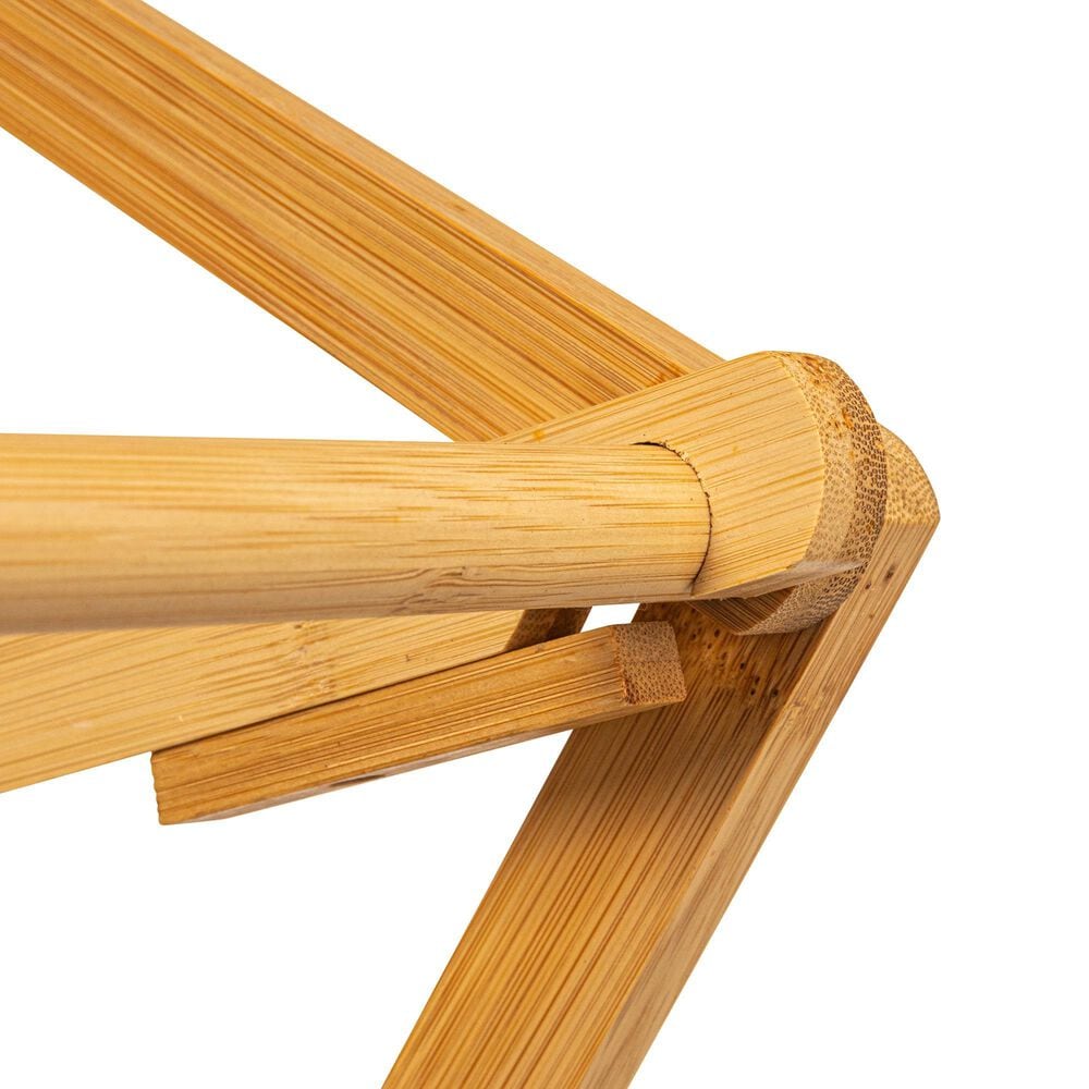 Household Essentials Oversized Clothes Drying Folding Rack with 11 Dowels in Natural, , large