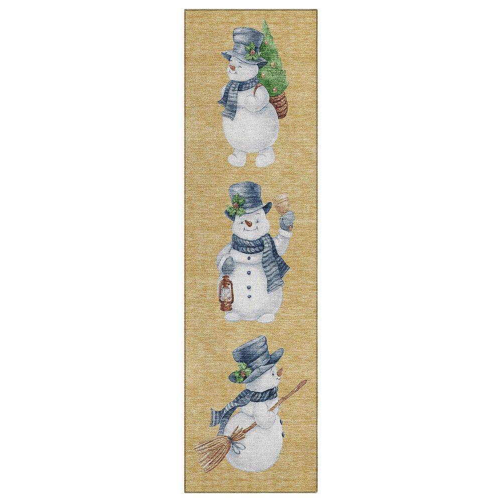 Dalyn Rug Company Wonderland WN34 Gold 2"3" x 7"6" Runner, , large