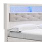 Ashley Altyra King Upholstered Bookcase Bed with Storage  in White, , large