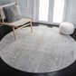 Safavieh Webster WBS336G 6"7" Round Grey and Beige Area Rug, , large